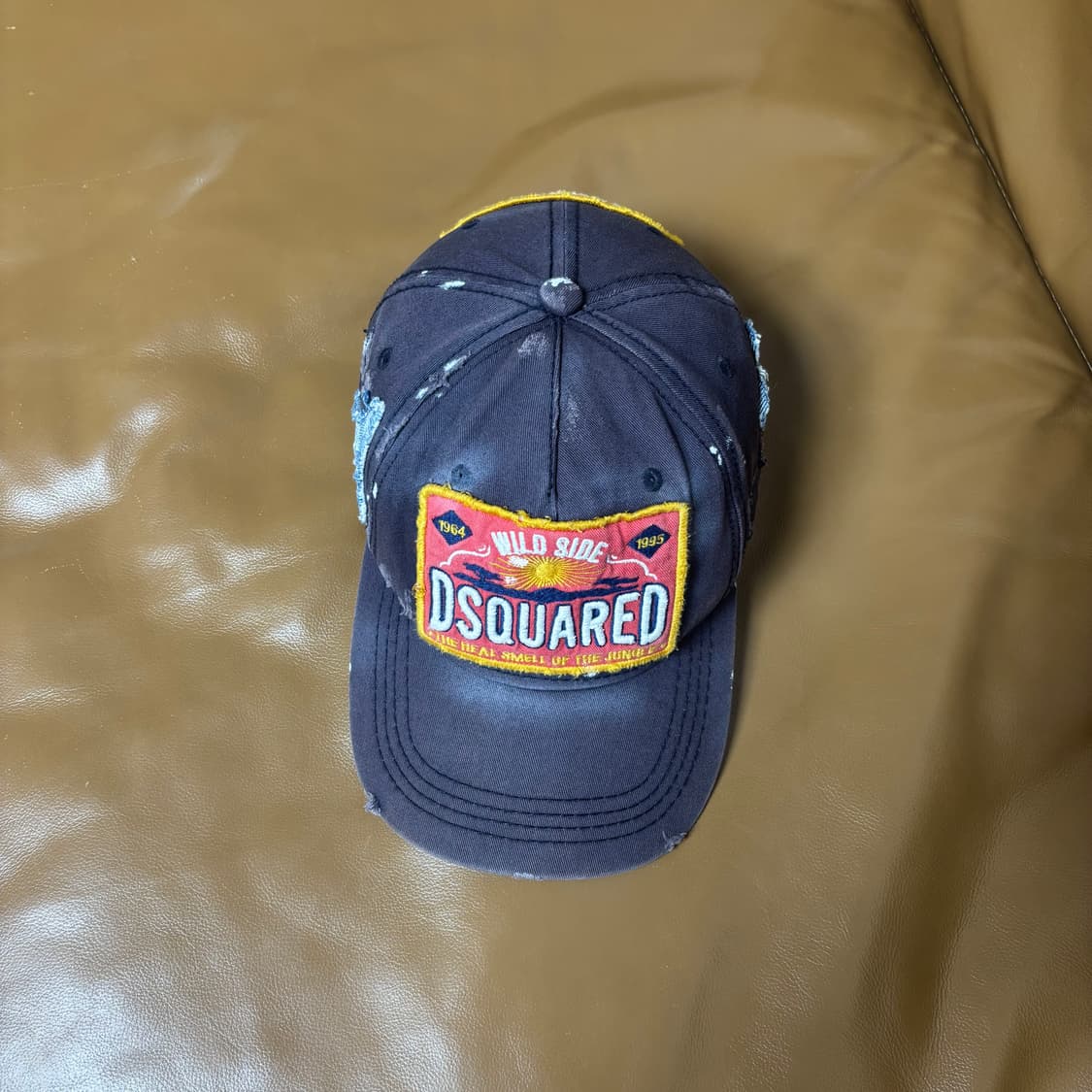 Dsquared2 디스퀘어드 워시드 더티 그레이 6패널 볼캡 모자 상품이미지7