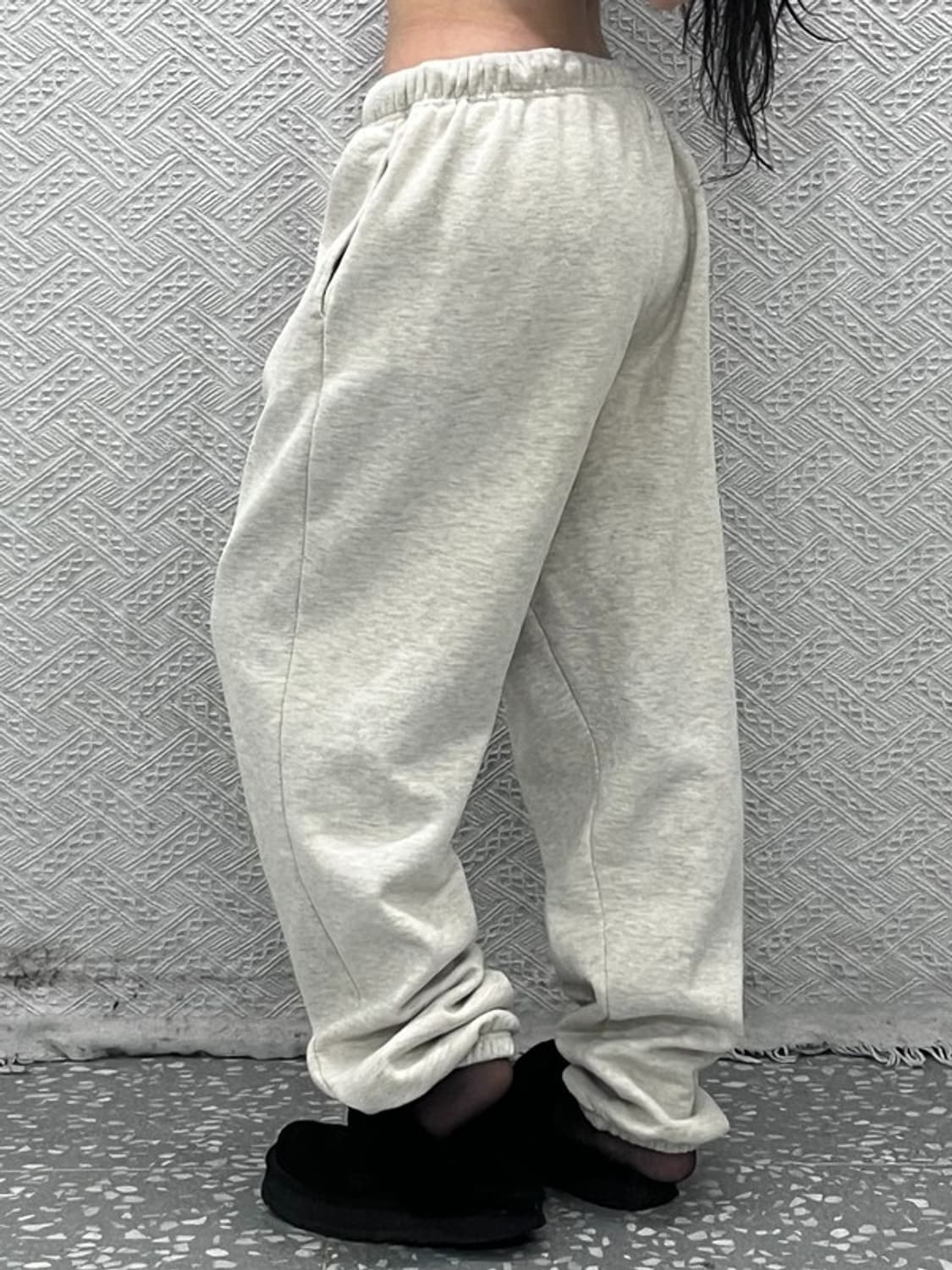 아이앱스튜디오 빈티지 캐주얼 오트밀 조거 스웻팬츠 XL C09844 상품이미지2