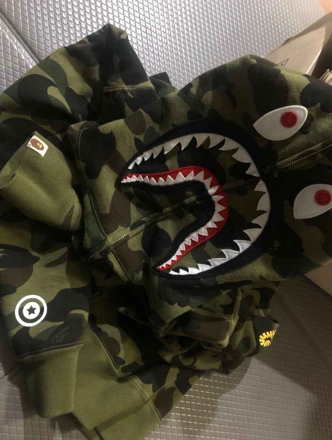 베이프 녹계 후드 상품이미지1