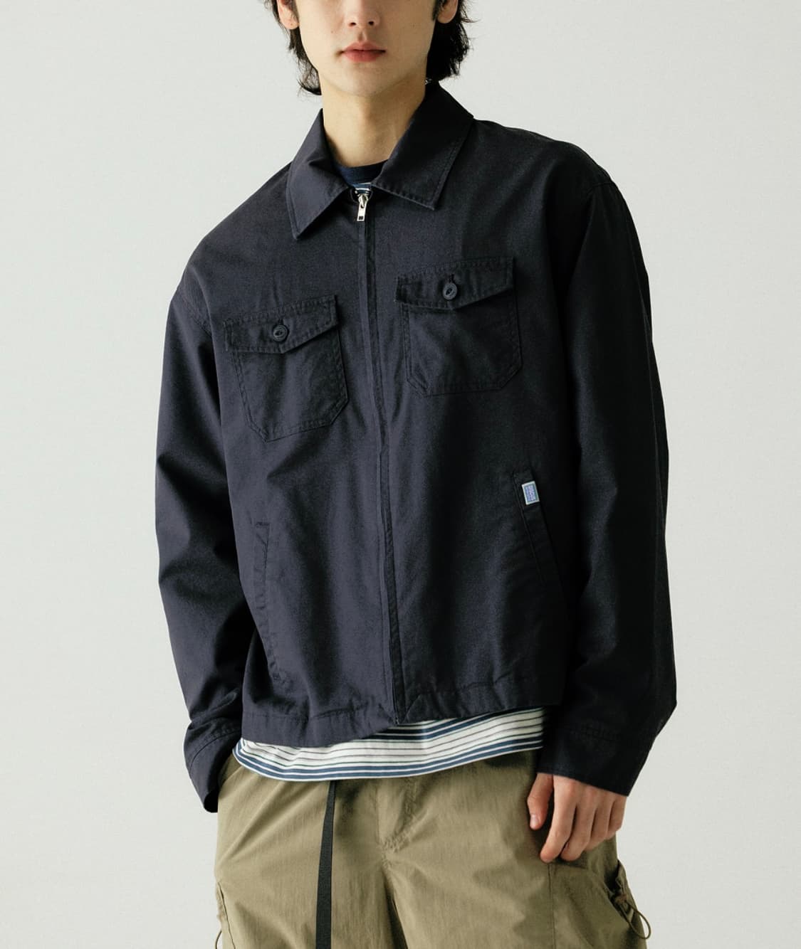 [M] 디스커스 애슬레틱 유틸리티 트윌 자켓 네이비 상품이미지1