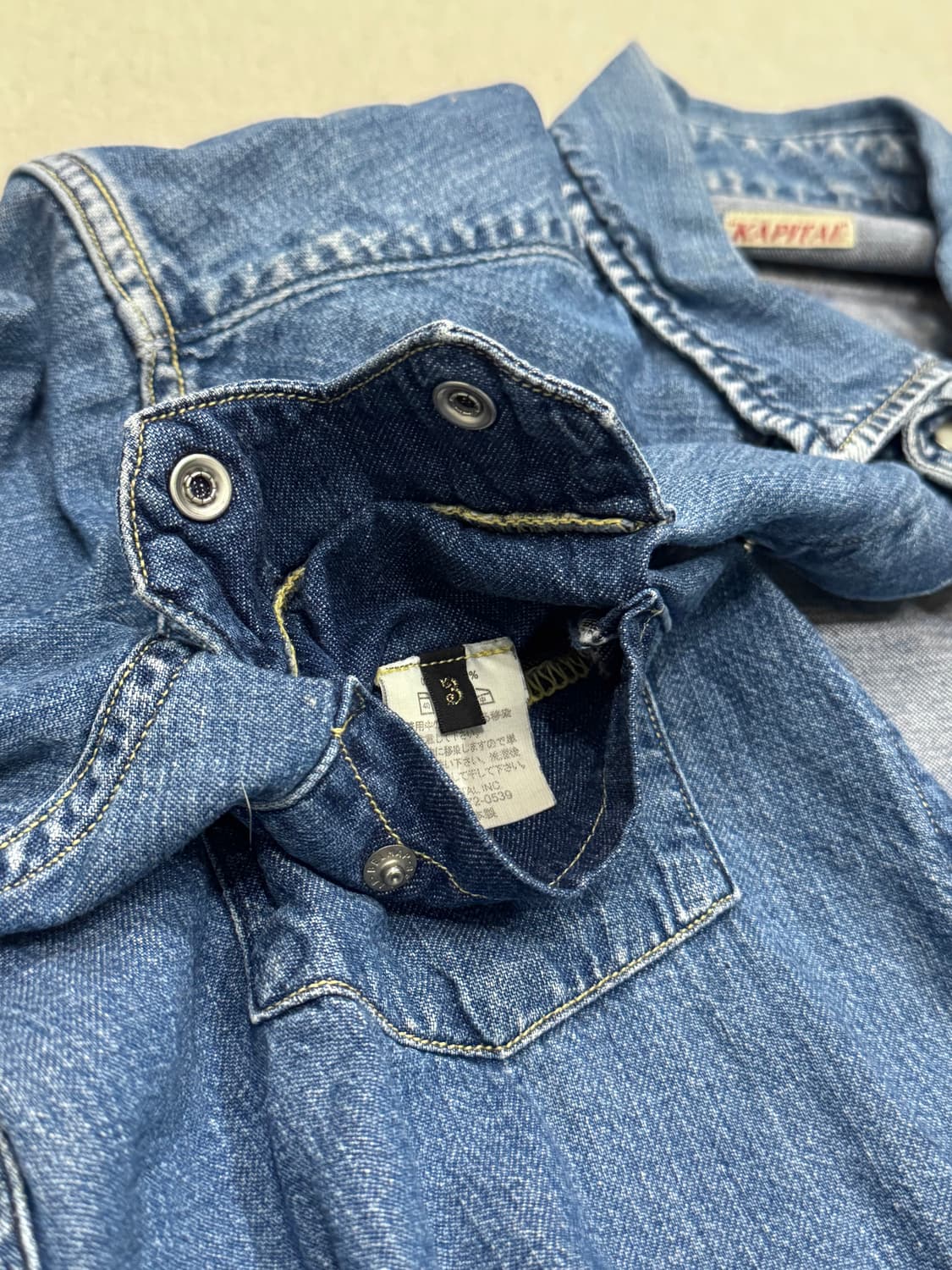 캐피탈 웨스턴 데님 셔츠 상품이미지7