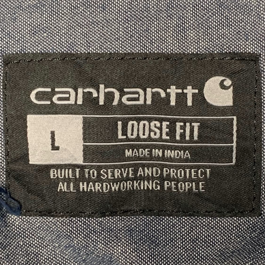 [L] 칼하트 루즈핏 샴브레이 워크셔츠 상품이미지4