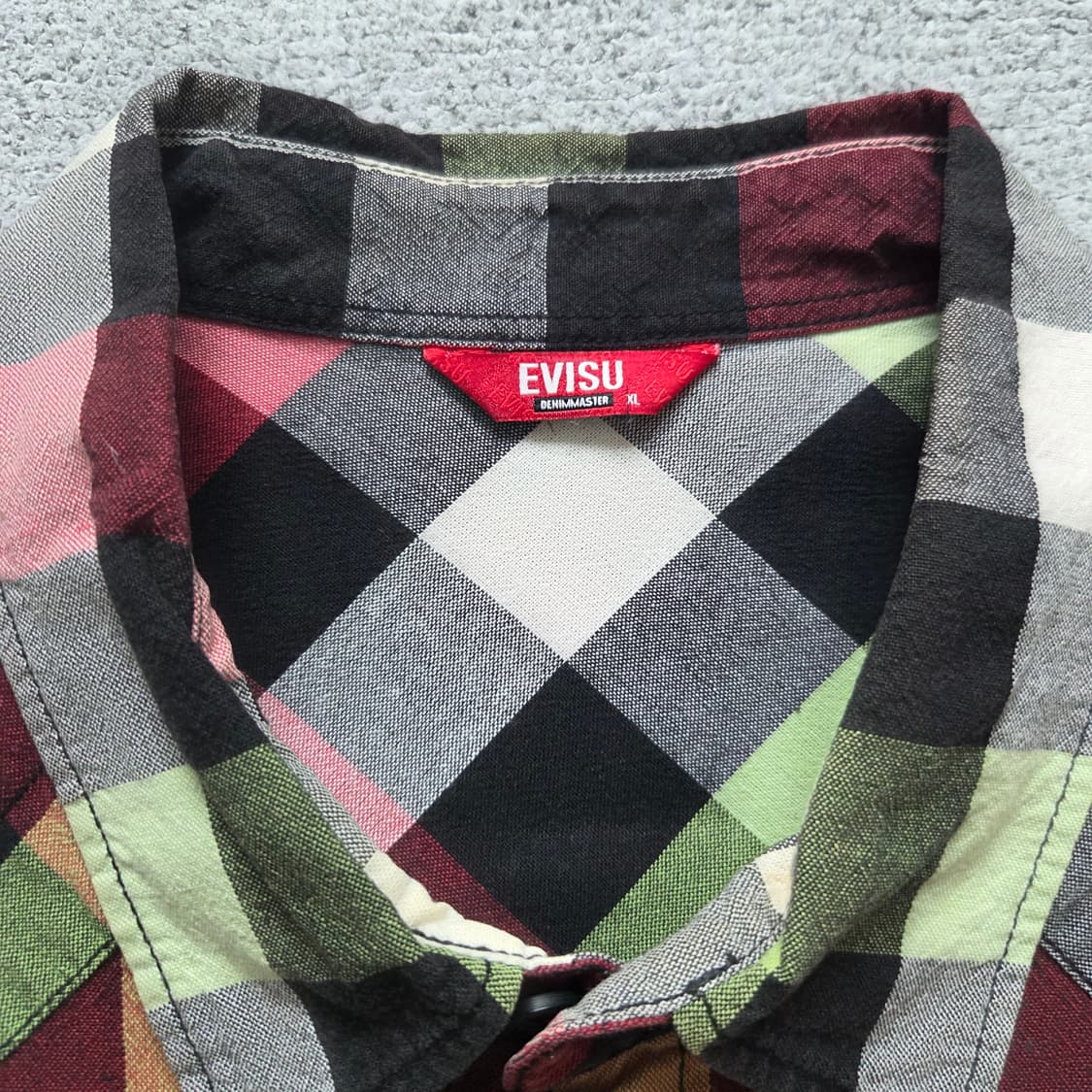 Evisu 웨스턴 체크 셔츠 L(100) 상품이미지4