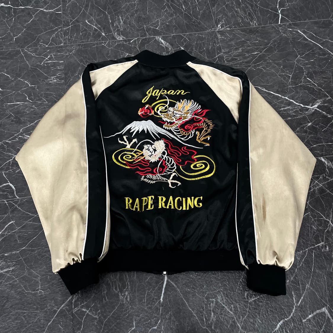 L 재팬 타이거 자수 스카쟌 자켓 상품이미지7