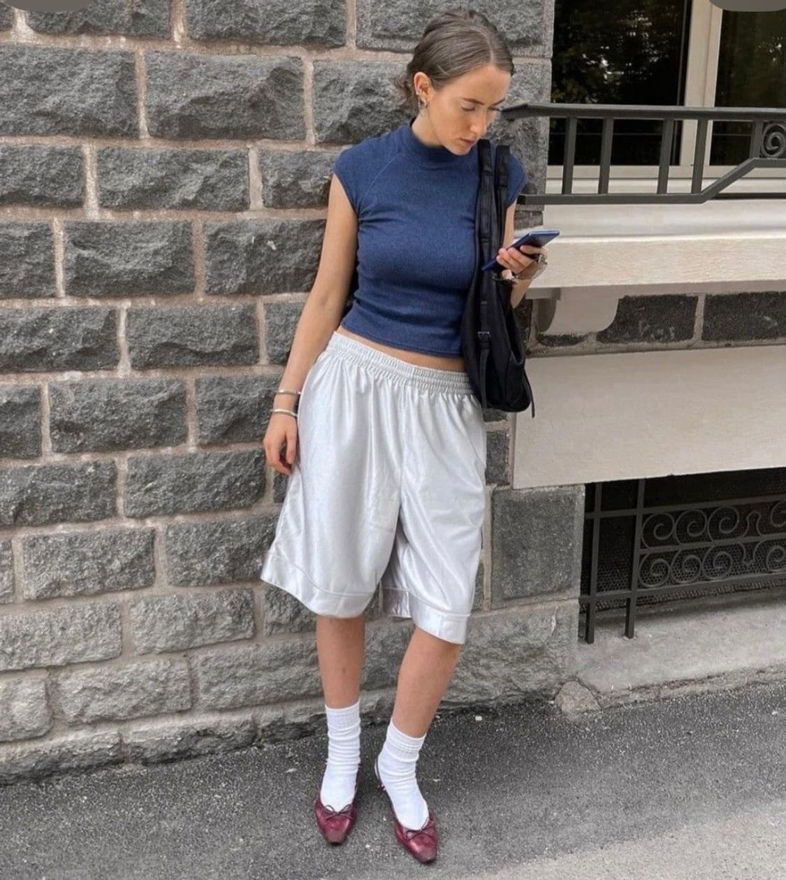 유즈드 퓨처 새틴 쇼츠 새상품 남여 상품이미지5