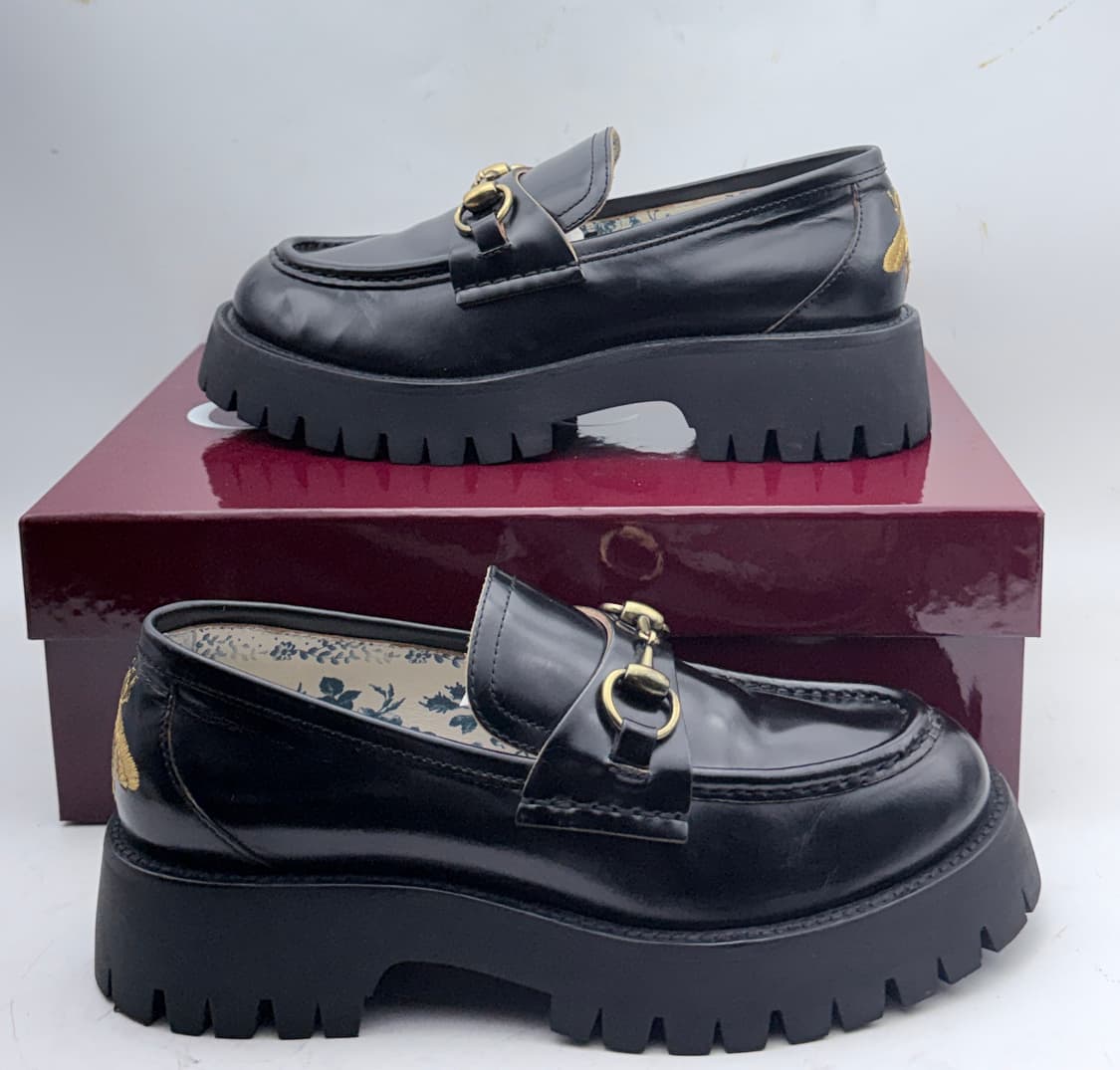 정품)구찌레더 235 상품이미지6