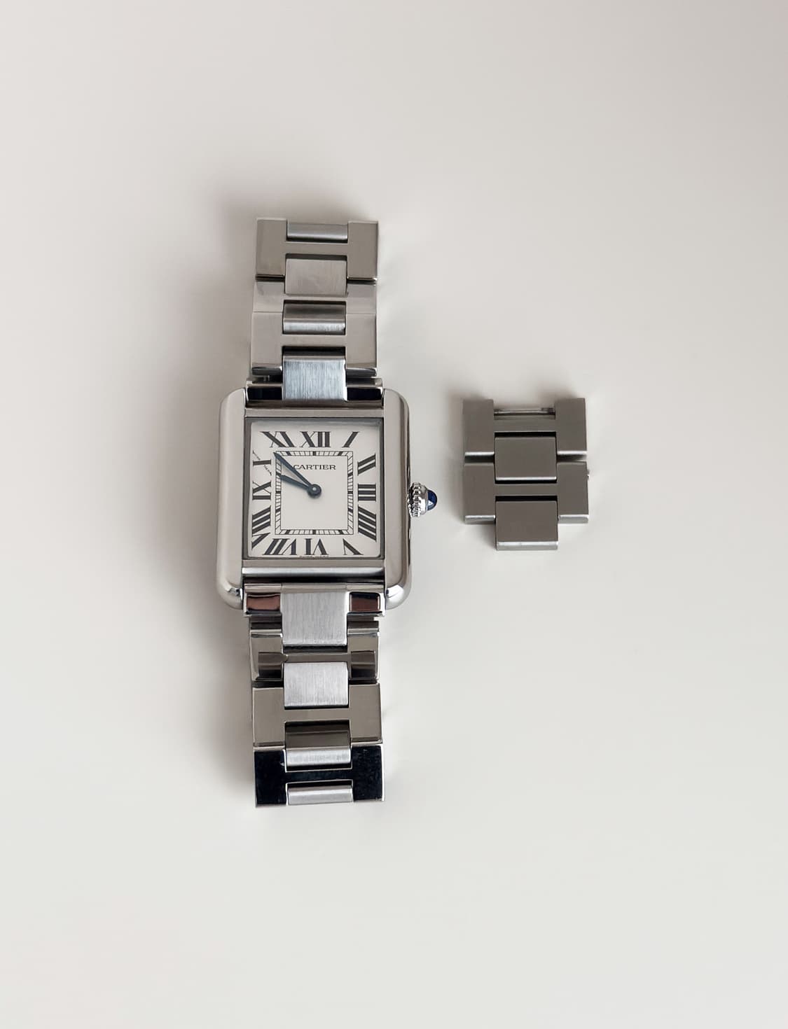 까르띠에 탱크 솔로 스틸 sm 사이즈 시계 상품이미지8