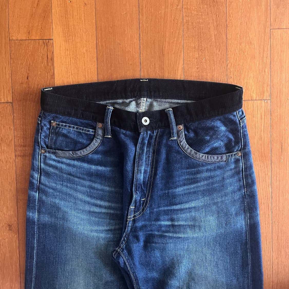 꼼데가르송 옴므 셀비지 데님 팬츠 상품이미지3