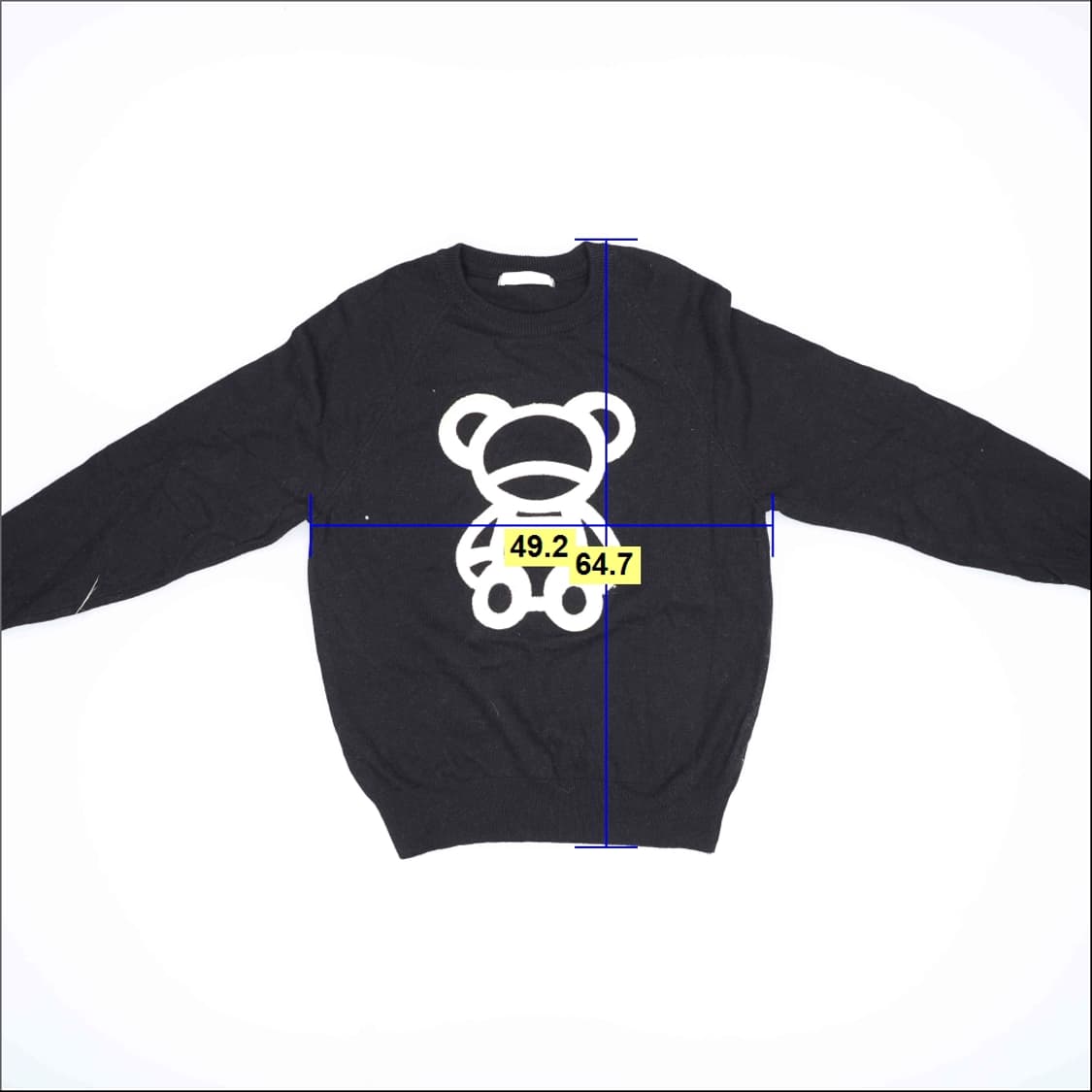 F 위고 여성 베어 긴팔니트 0224H1 상품이미지5