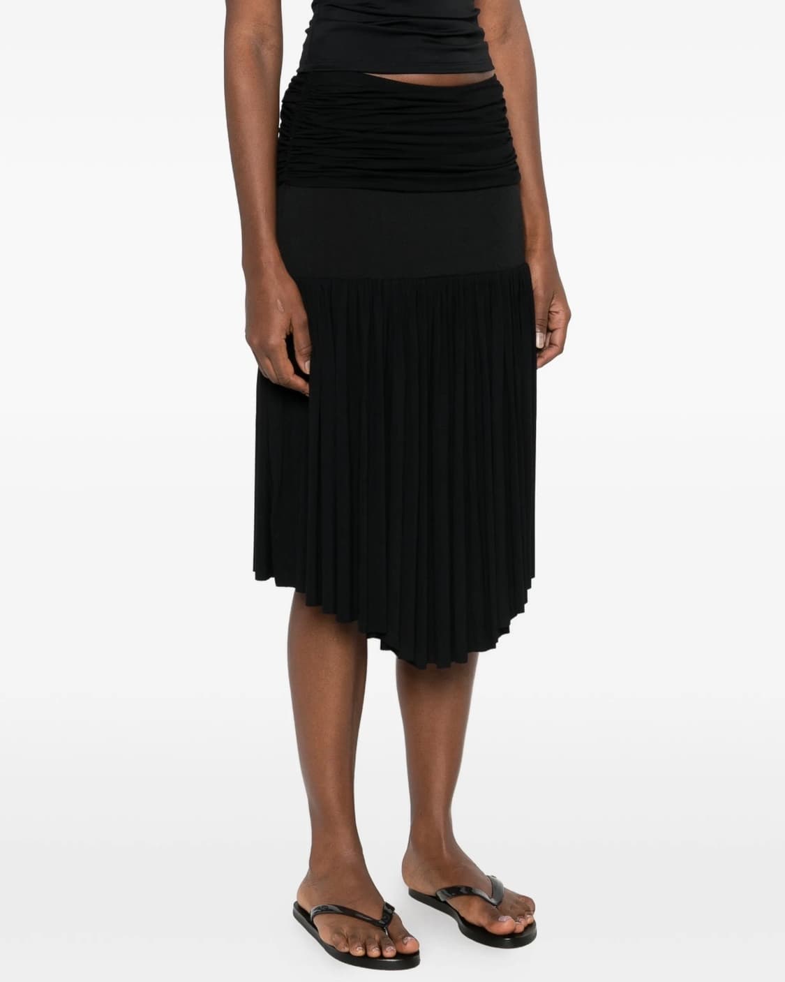 [S]기마구아스 Carine 러플 스커트/블랙 상품이미지3