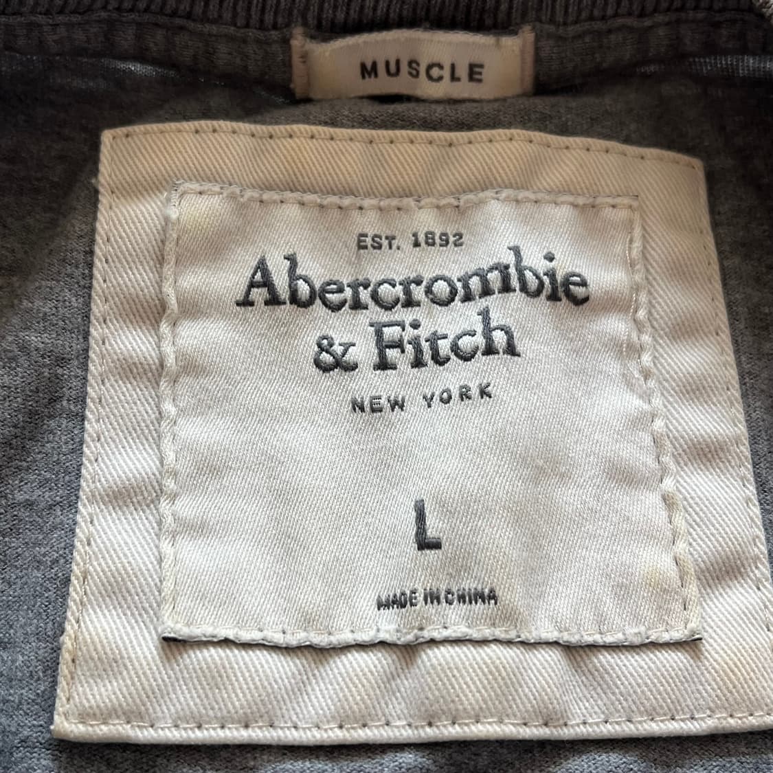 아베크롬비 스펠아웃 로고 티셔츠 상품이미지4