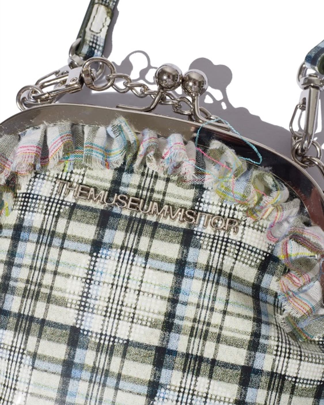 THEMUSEUMVISITOR CHECKPRINTED FRAME MINI 상품이미지3