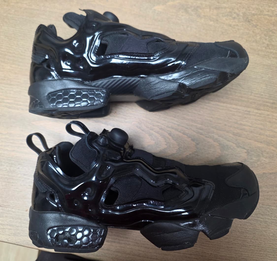 리복 준지 인스타펌프 퓨리 블랙 270 (왼쪽 힐탭X) 상품이미지4