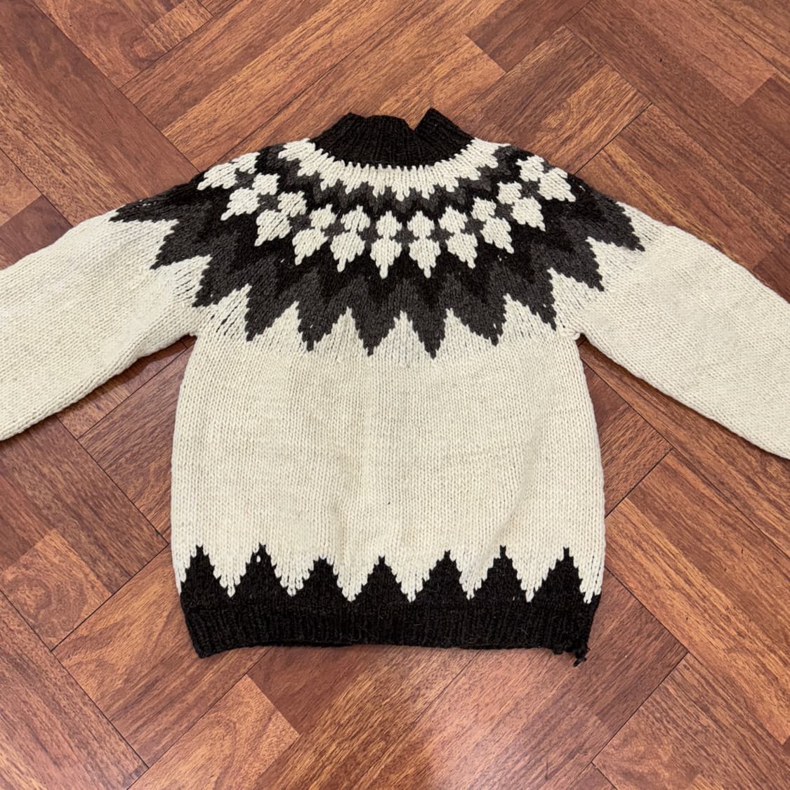 L Artesanias Indigenas 핸드메이드 노르딕 울 가디건  상품이미지3