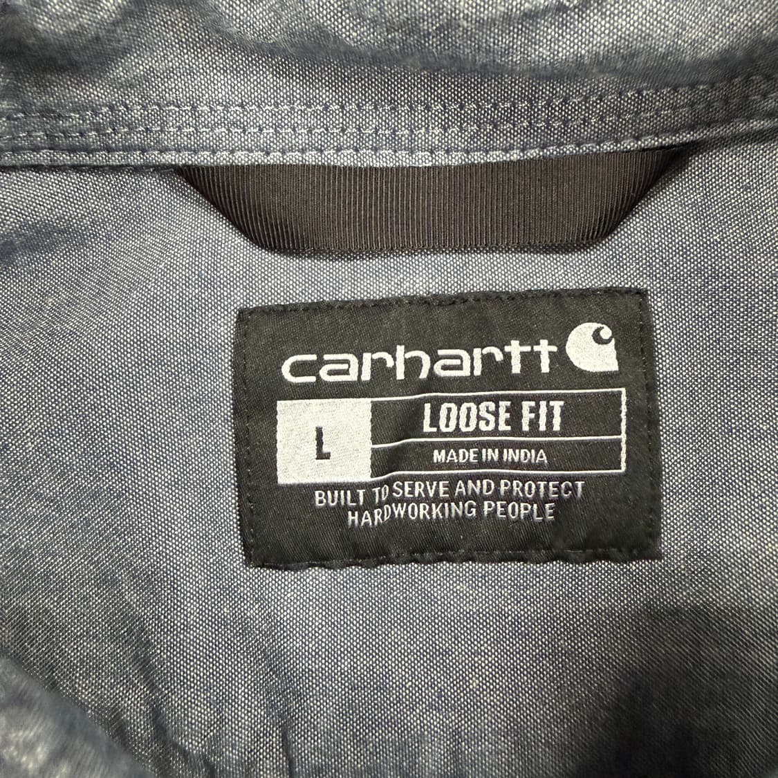 (L)칼하트 Carhartt 루즈핏 샴브레이 셔츠 상품이미지2