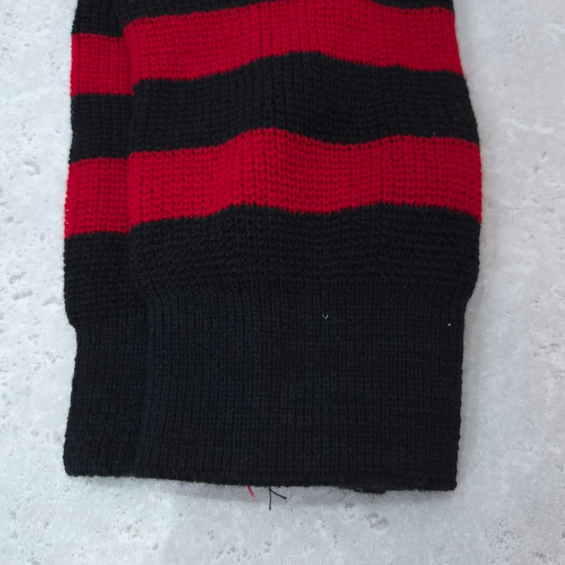 블랙 레드 스트라이프 레그워머 발토시 상품이미지4