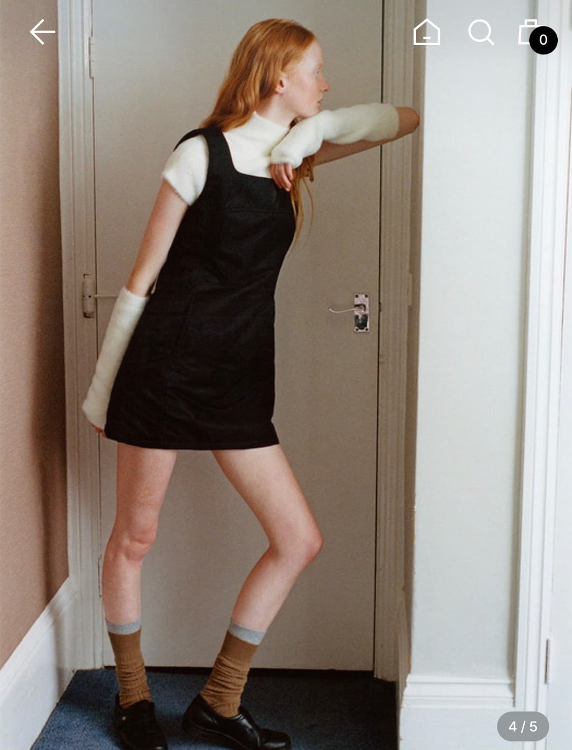 레이브 패딩 원피스 상품이미지2