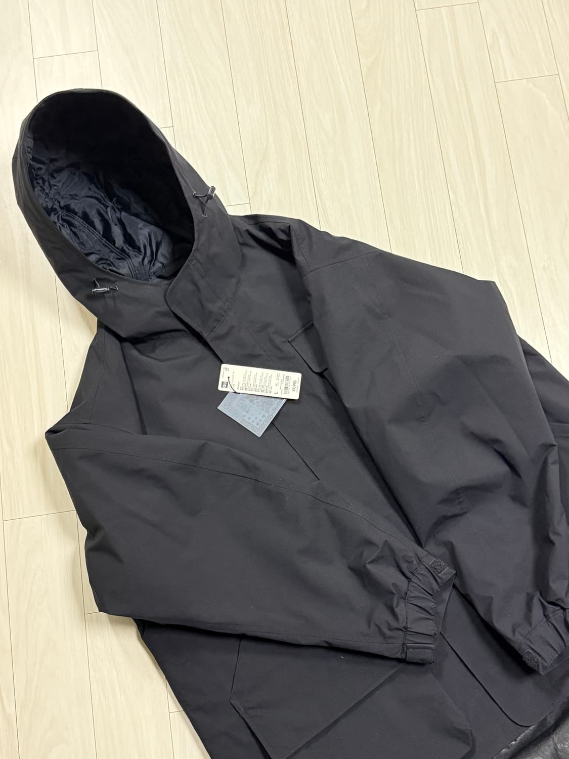 새상품) GUx엔가 쉘파카 L 네이비 상품이미지1