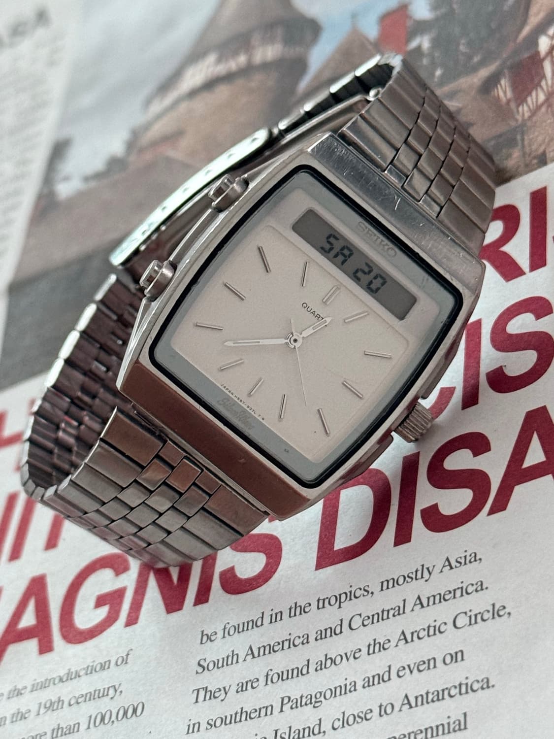 Seiko 세이코 쿼츠 SilverWave 아니디지 1982 상품이미지5