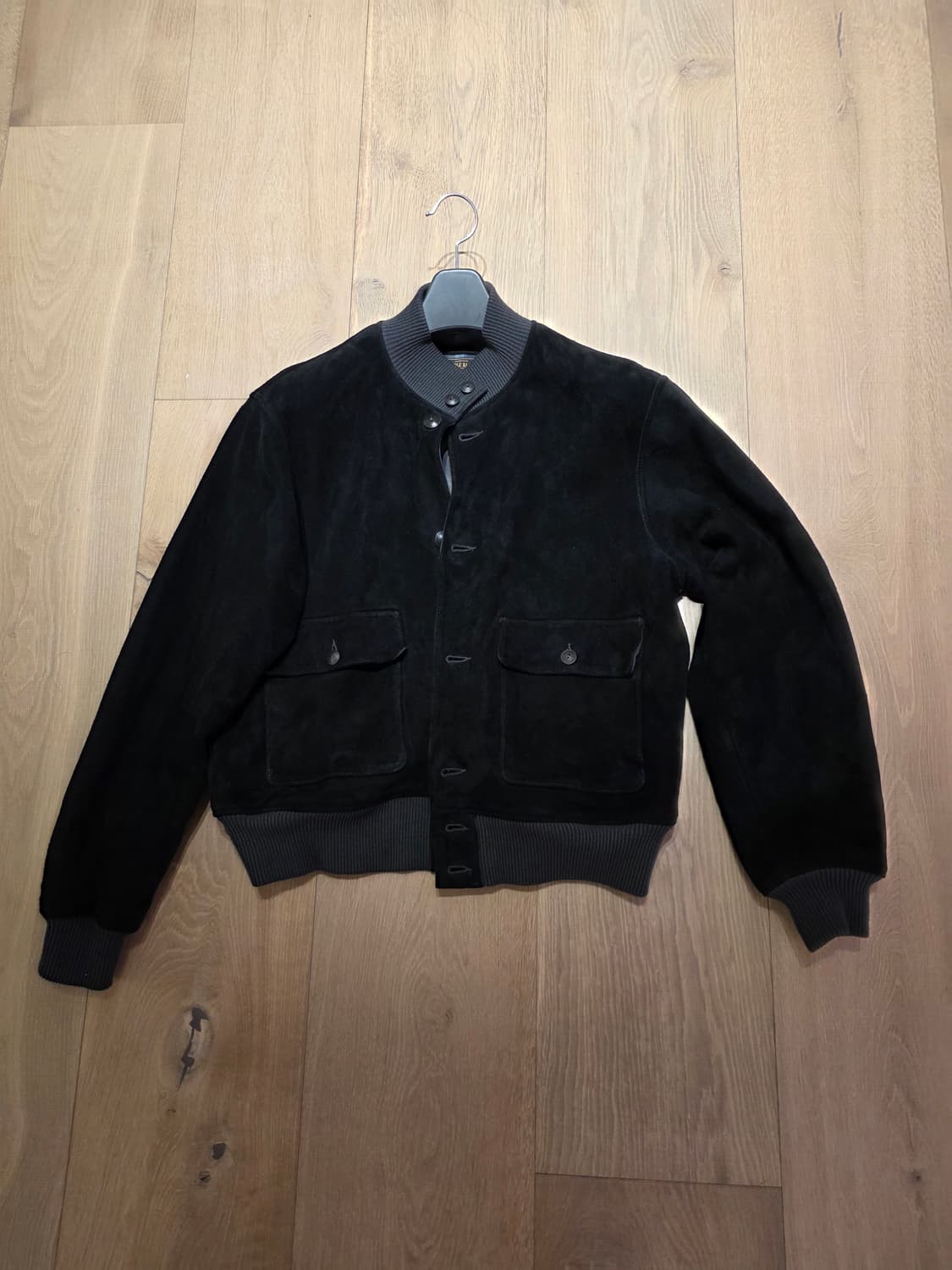 더블알엘 DOUBLE RL & CO) 브랜드의 디어스킨 봄버 자켓입니다 상품이미지2