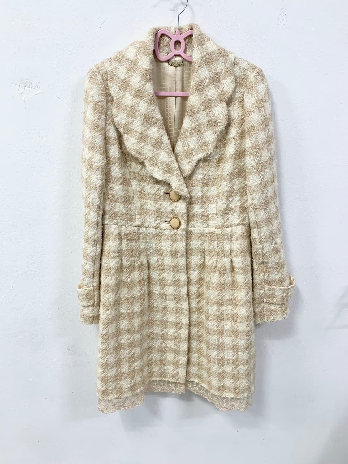 [LD PRIME] 히메갸루 레이스 핑크 코트 상품이미지4