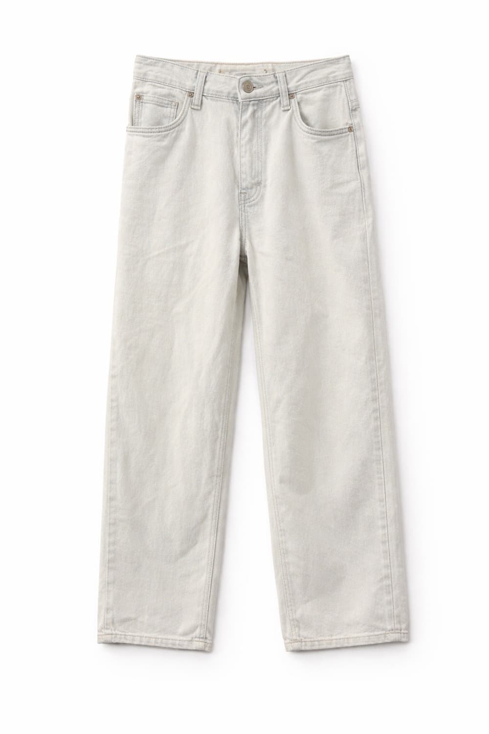 Without Summer 와이드 데님 팬츠 연청 상품이미지1