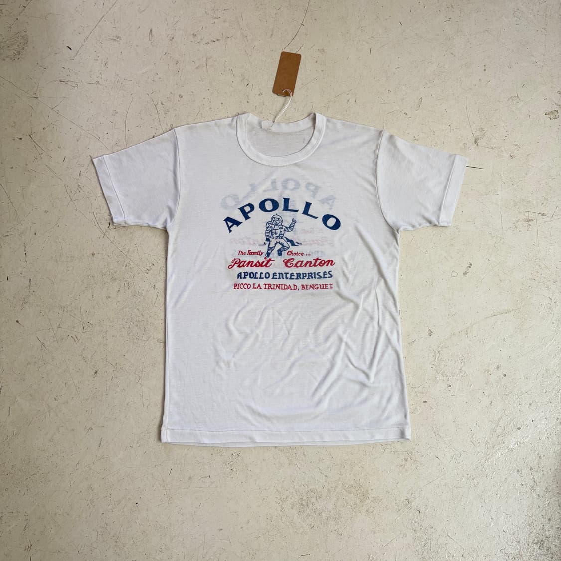 80s USA 아폴로 판싯칸톤 빈티지 싱글스티치 반팔티 M 상품이미지1