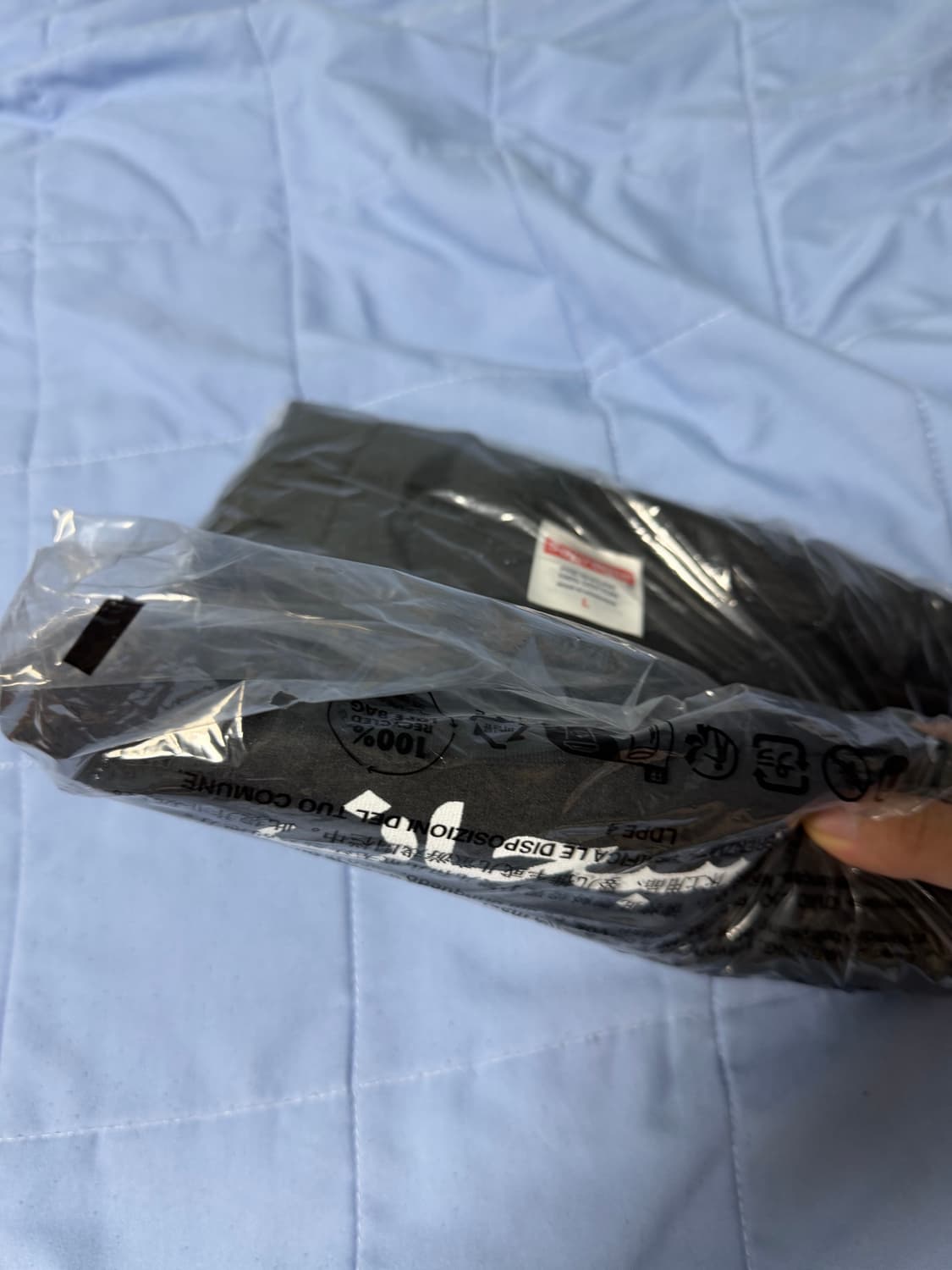 슈프림 26ss 아라빅 박스로고티 블랙 라지 상품이미지1