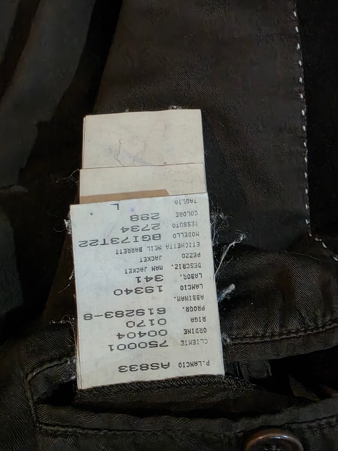 00s neil barrett velvet jacket 상품이미지6