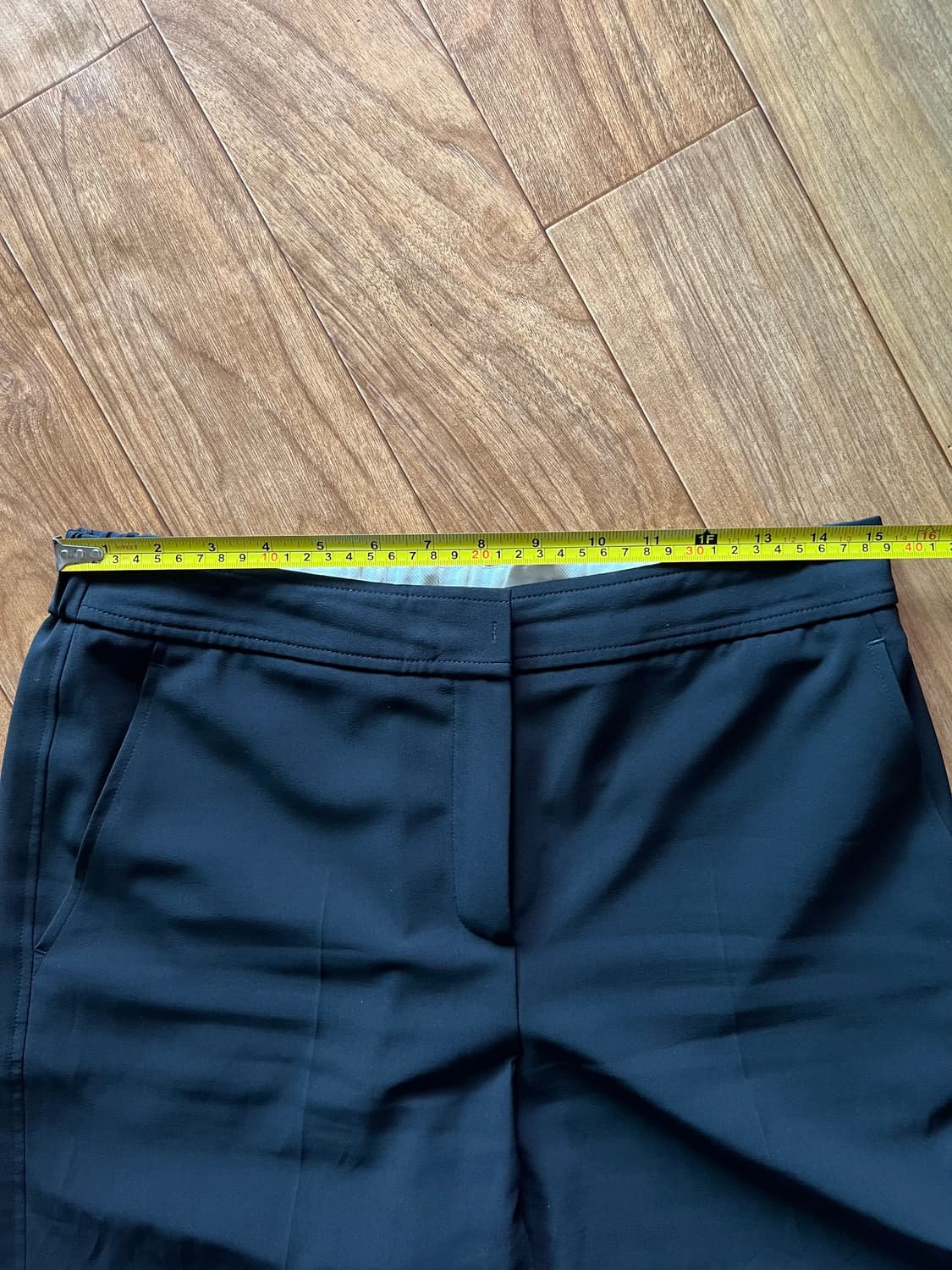 LEBEIGE 르베이지 블랙 폴리혼방 뒷밴딩 시그니처 팬츠 77 상품이미지7