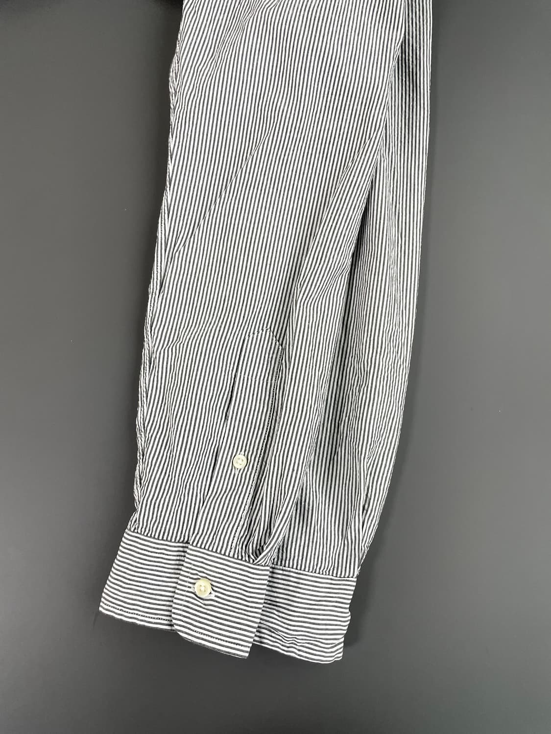 [M] 폴로 랄프로렌 시어서커 스트라이프 셔츠 클래식핏 QR 인증 상품이미지5