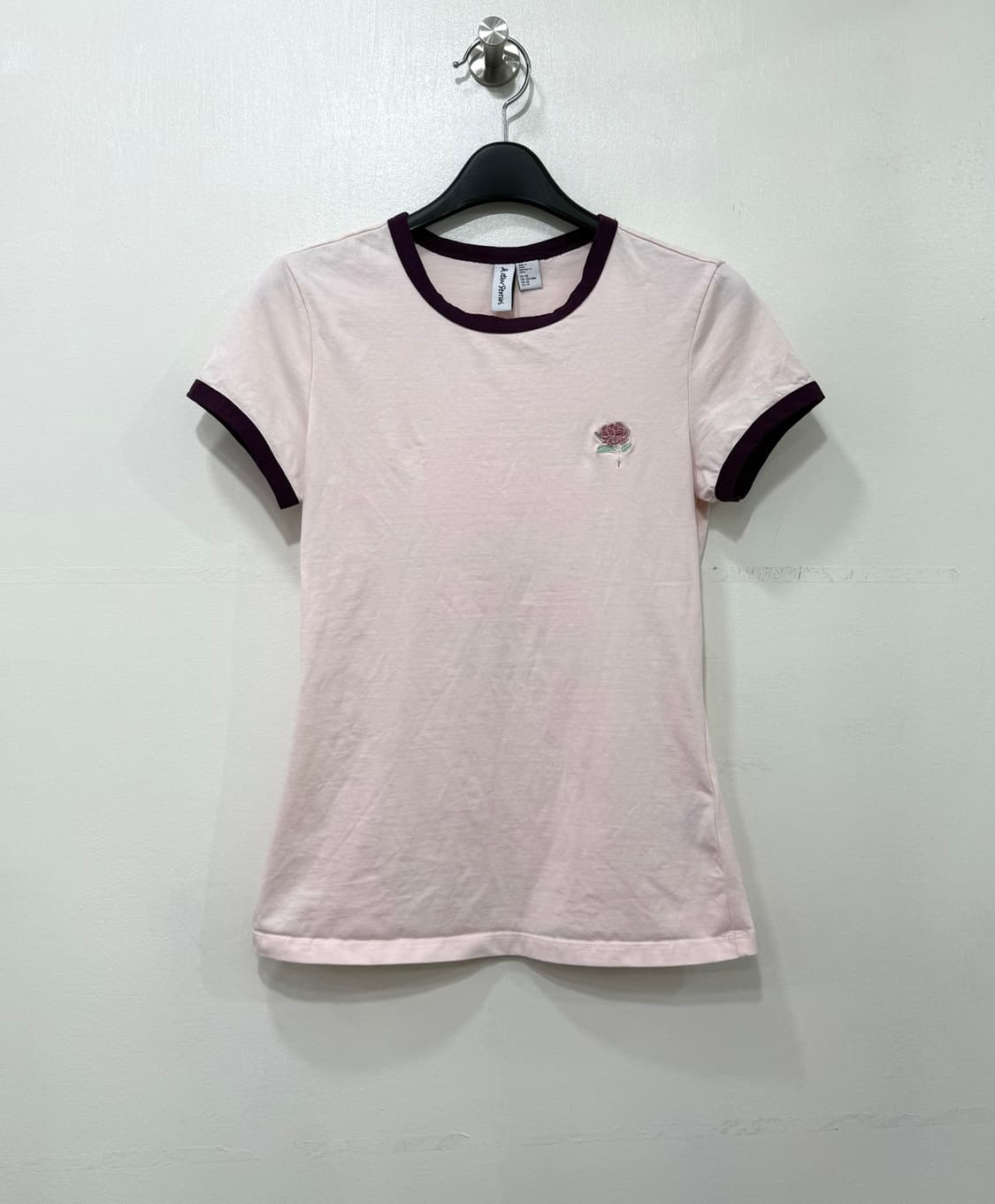 엔아더스토리즈 플라워 자수 반팔 티셔츠 XS 상품이미지2