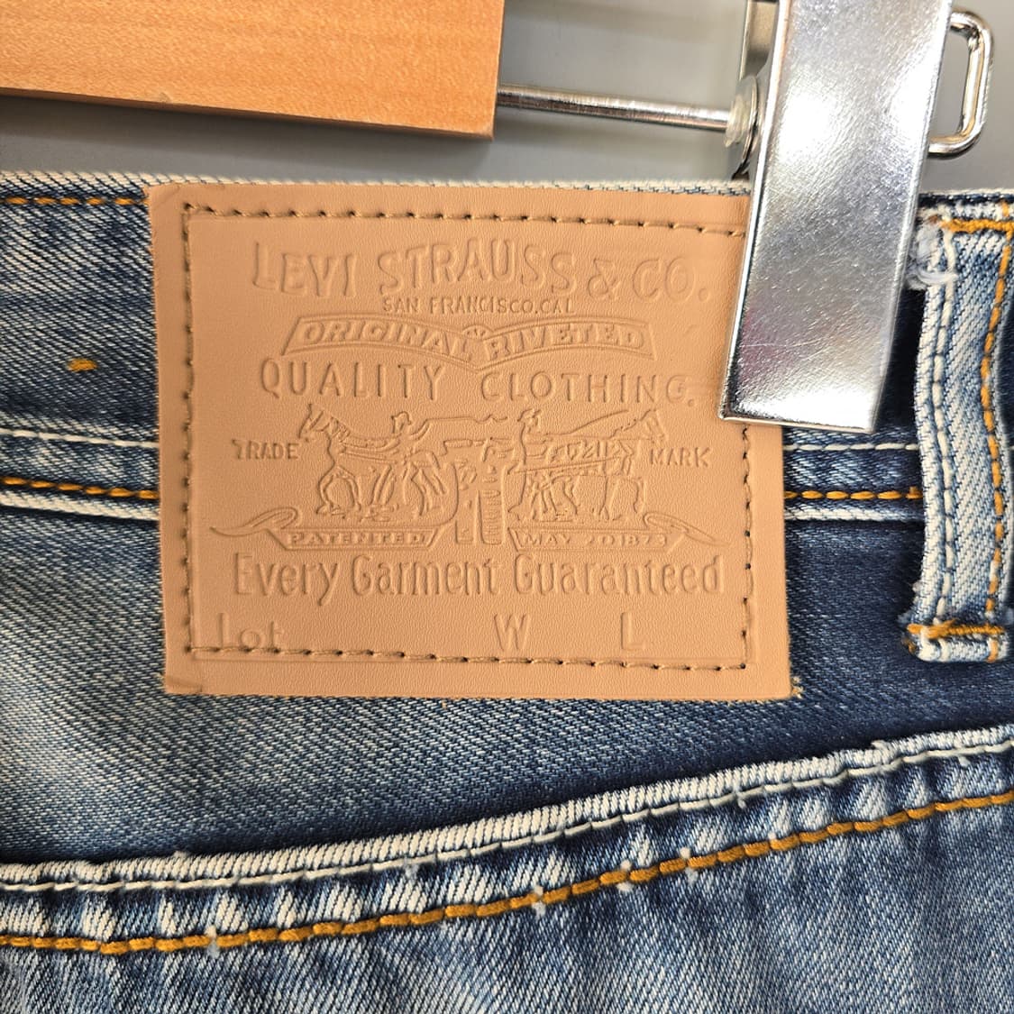 남성용 리바이스 Levis 일본제 빈티지 데님 팬츠 32 상품이미지6
