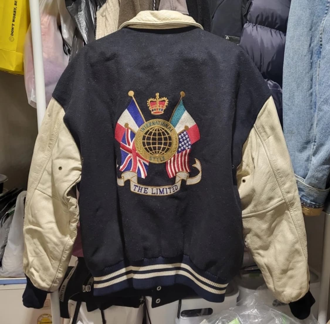 The Limited 크레스트 울레더 카라 바시티 자켓 상품이미지3