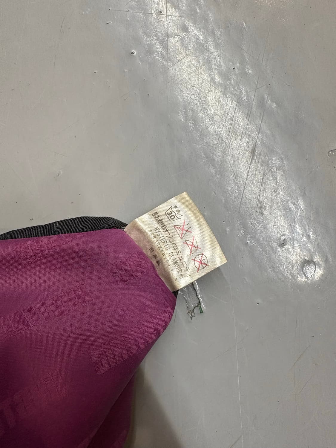 히스테릭글래머 퍼플 컬러 레터링 나일론 백 상품이미지6