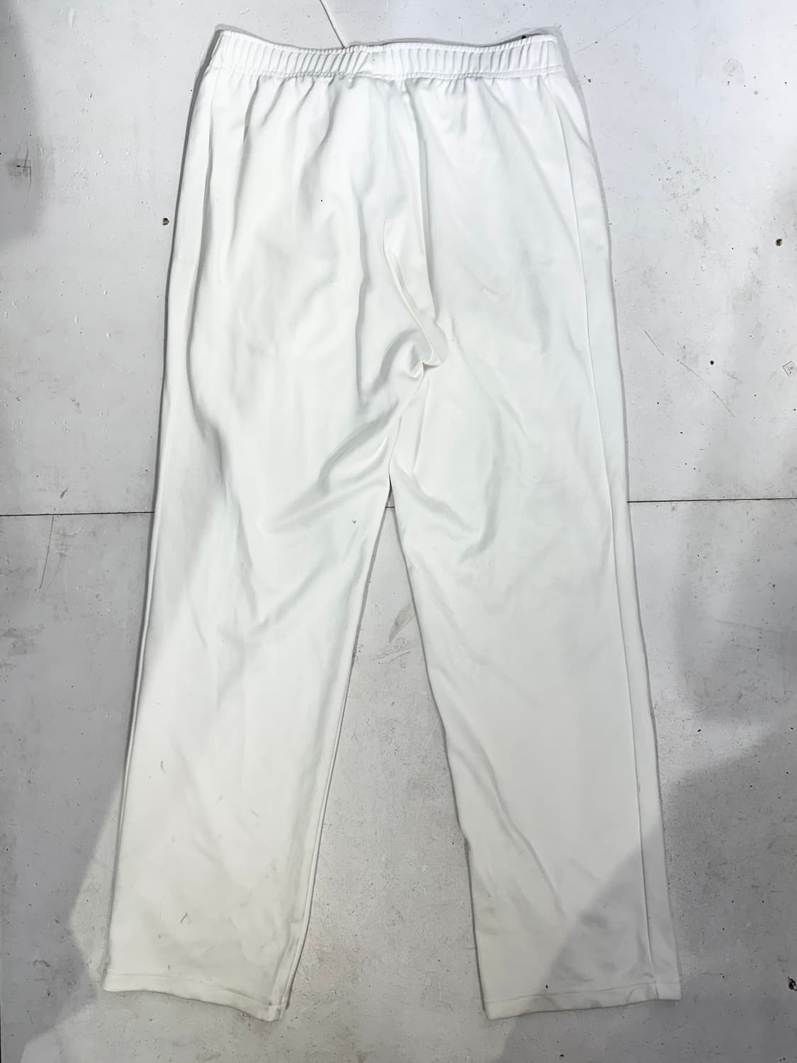 아디다스 화이트 골드 빅 로고 와이드 팬츠 M 상품이미지5