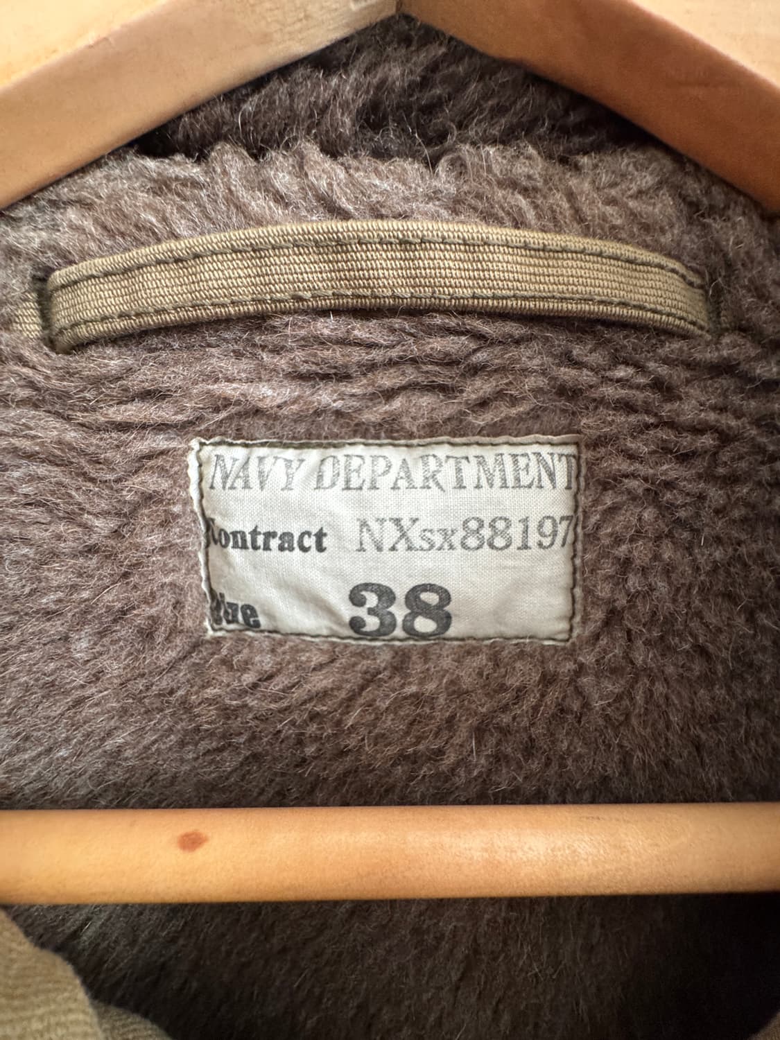 리얼맥코이 N-1 덱자켓 카키 상품이미지3