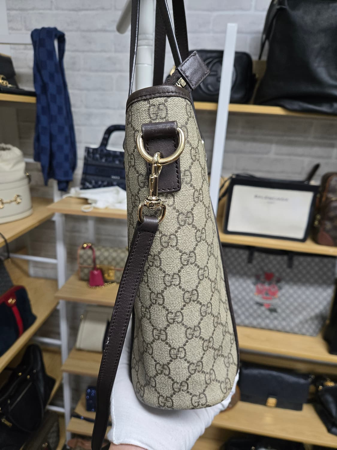 [특가][정품]구찌 시그니처 토트 숄더백 상품이미지5