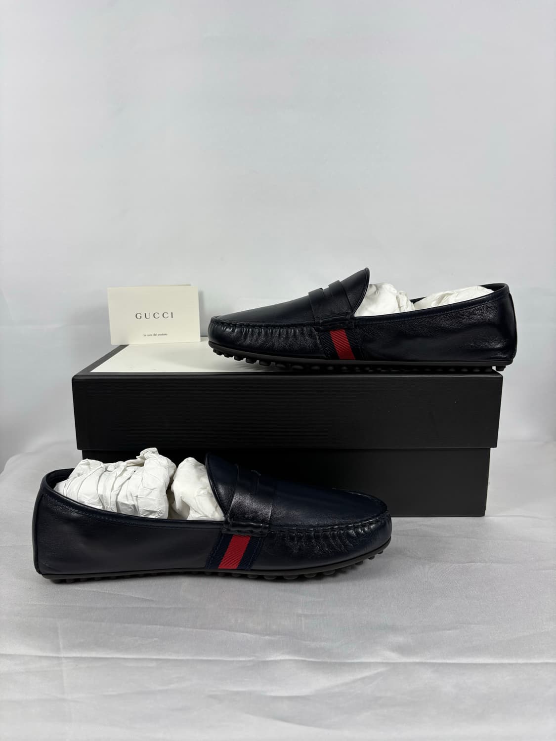 (새상품급)구찌 꿀벌삼선 드라이빙 로퍼슈즈 260 상품이미지2