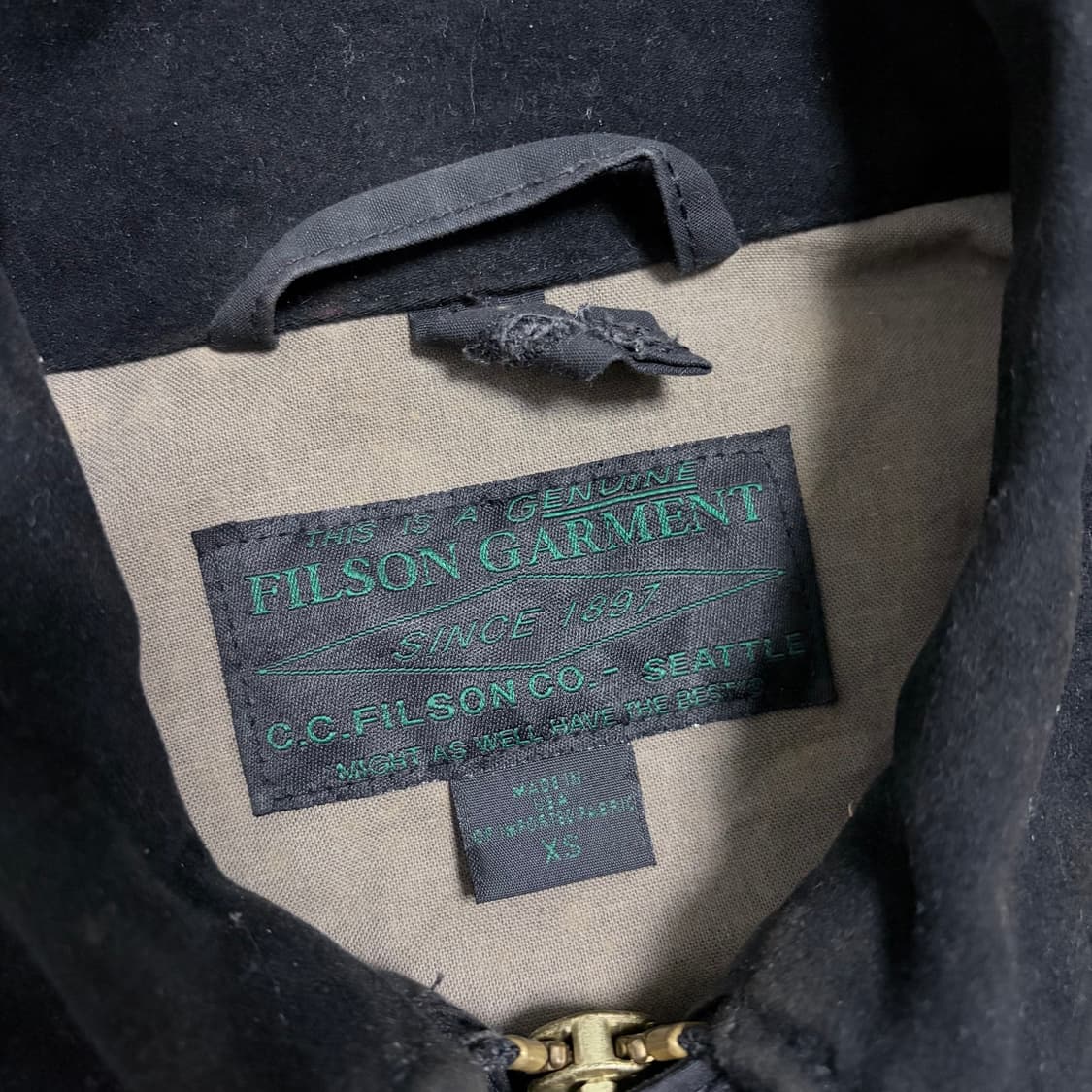 필슨 스웨이드 카라 왁스 자켓 상품이미지4