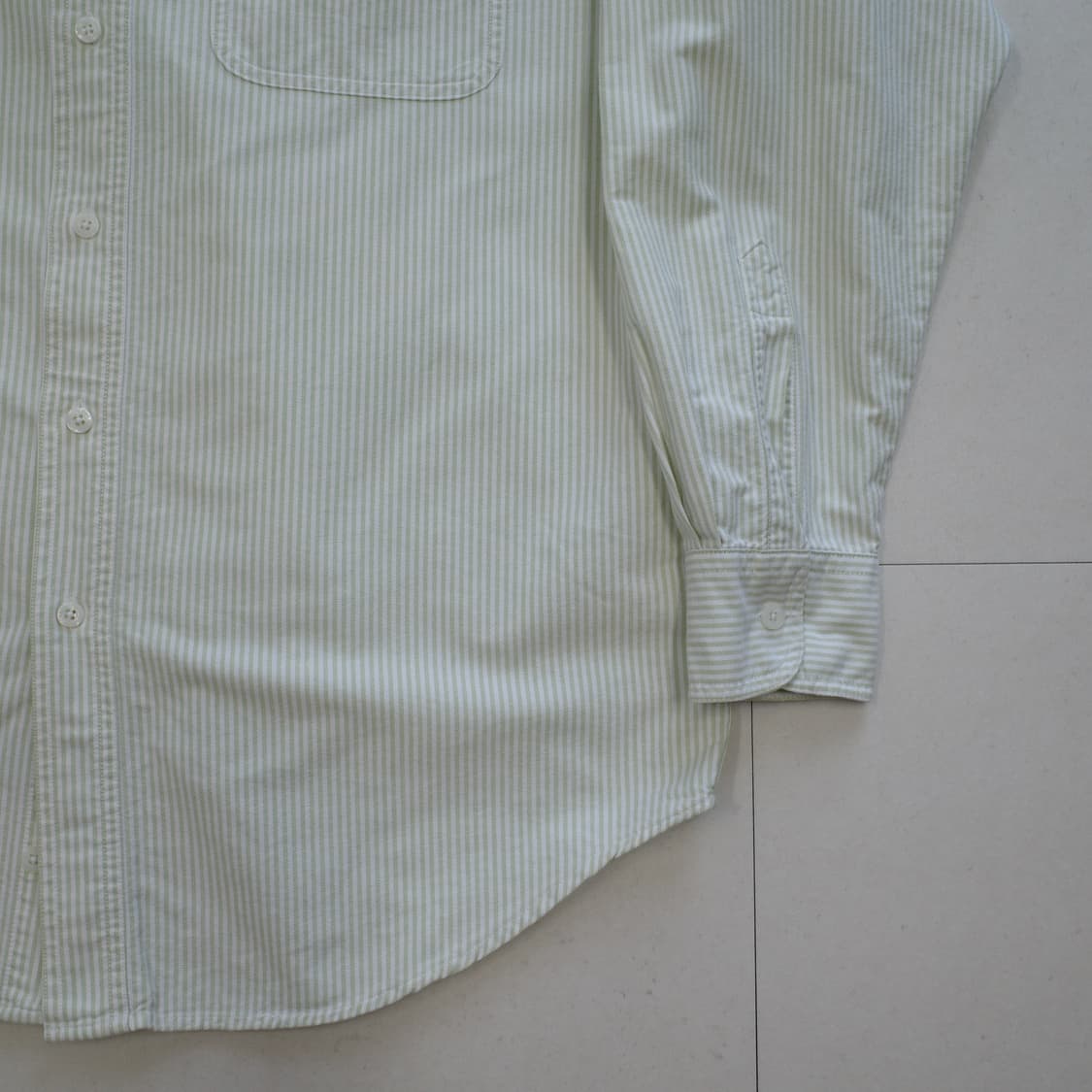 90s 폴로 챕스 랄프로렌 캔디 스트라이프 버튼다운 옥스포드 셔츠 상품이미지3