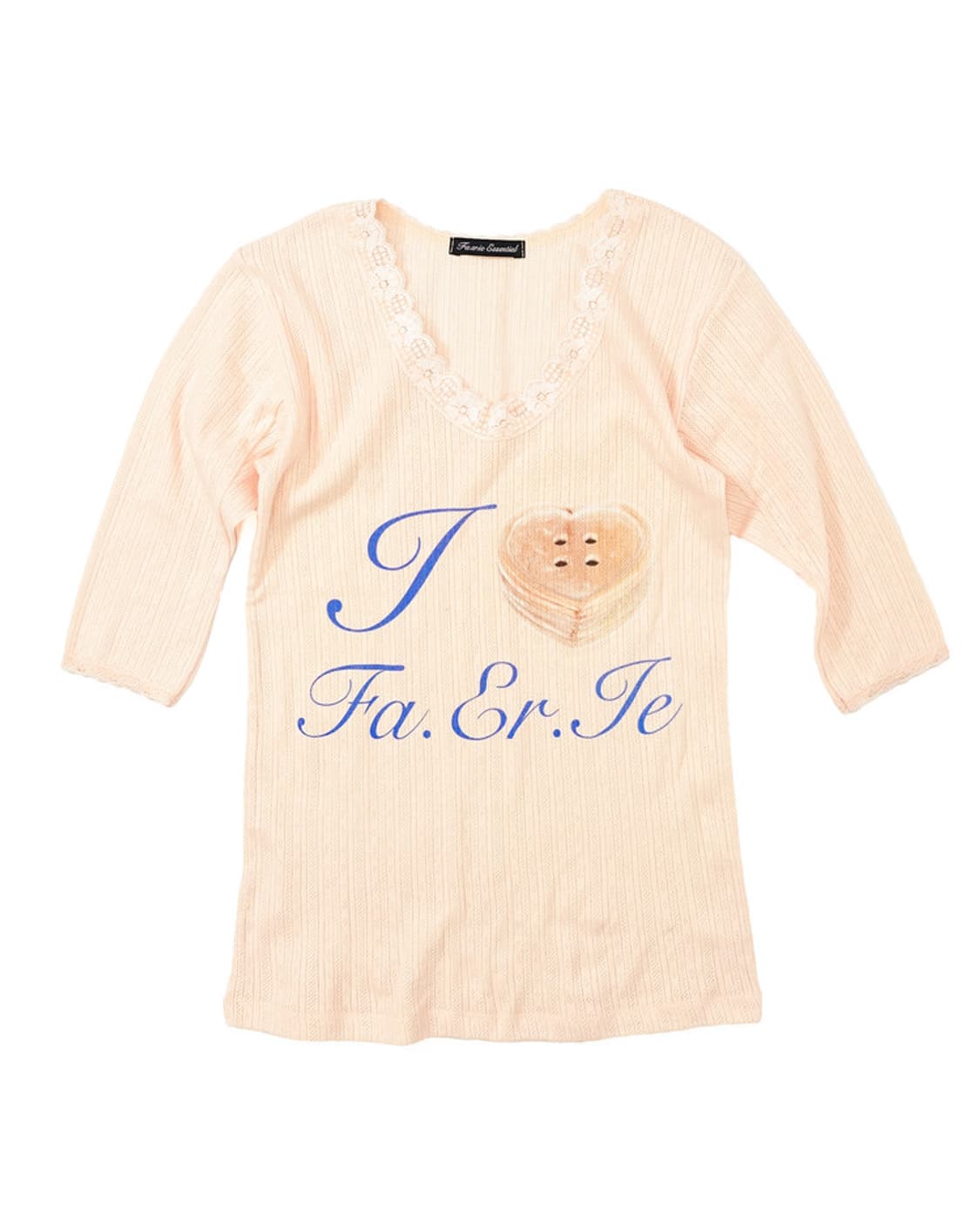 샵페어리 fa.er.ie lace T-shirt (pink) 상품이미지2