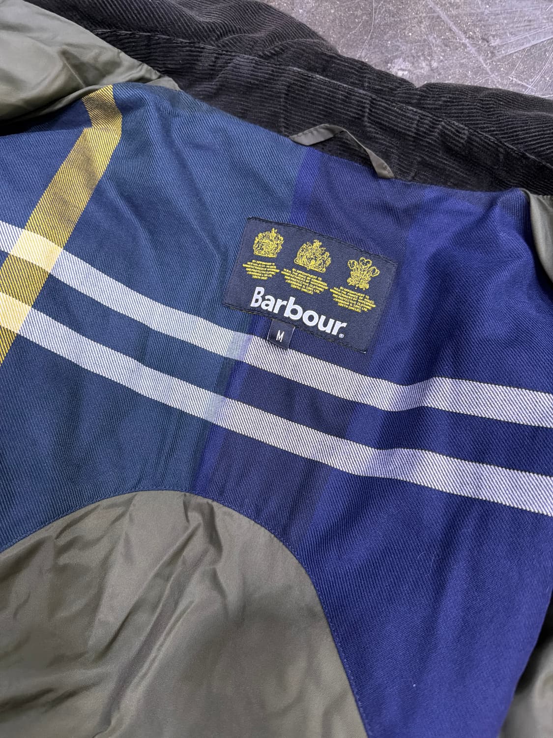 바버 디글 퀼팅 자켓 올리브 그린 M 상품이미지8