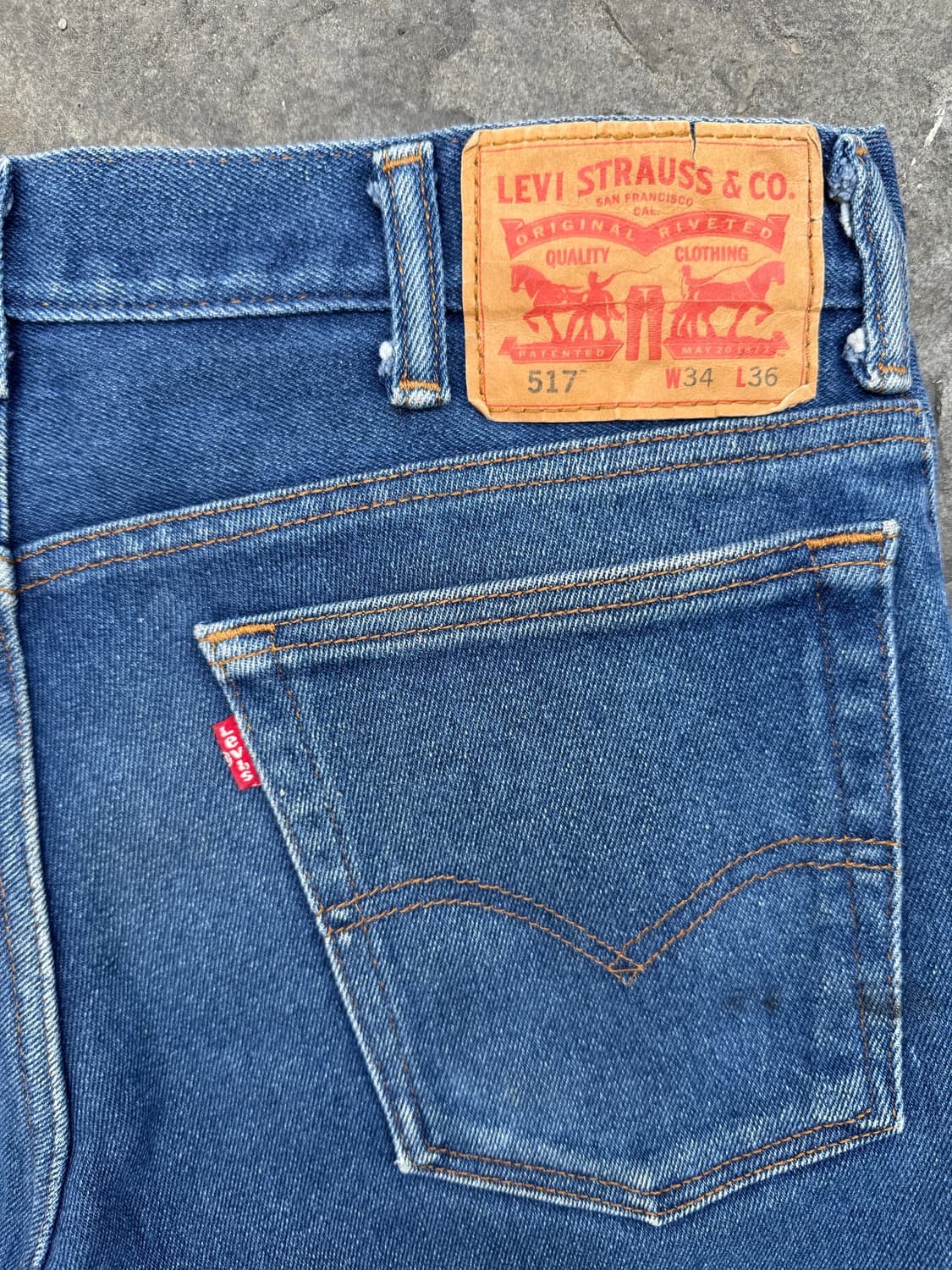 Levi’s 517 Boots cut Denim 34x36 상품이미지3