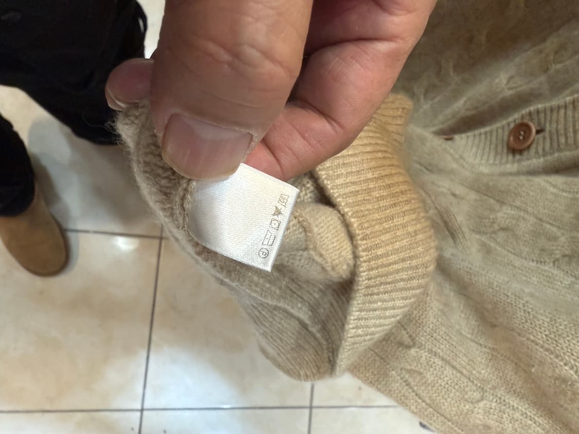 50/100 정품 로로피아나 캐시미어 가디건 팝니다 상품이미지6