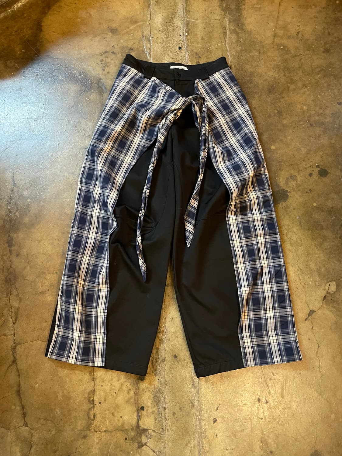 ANTERIORLOVED 레이어드 코튼 팬츠  상품이미지1