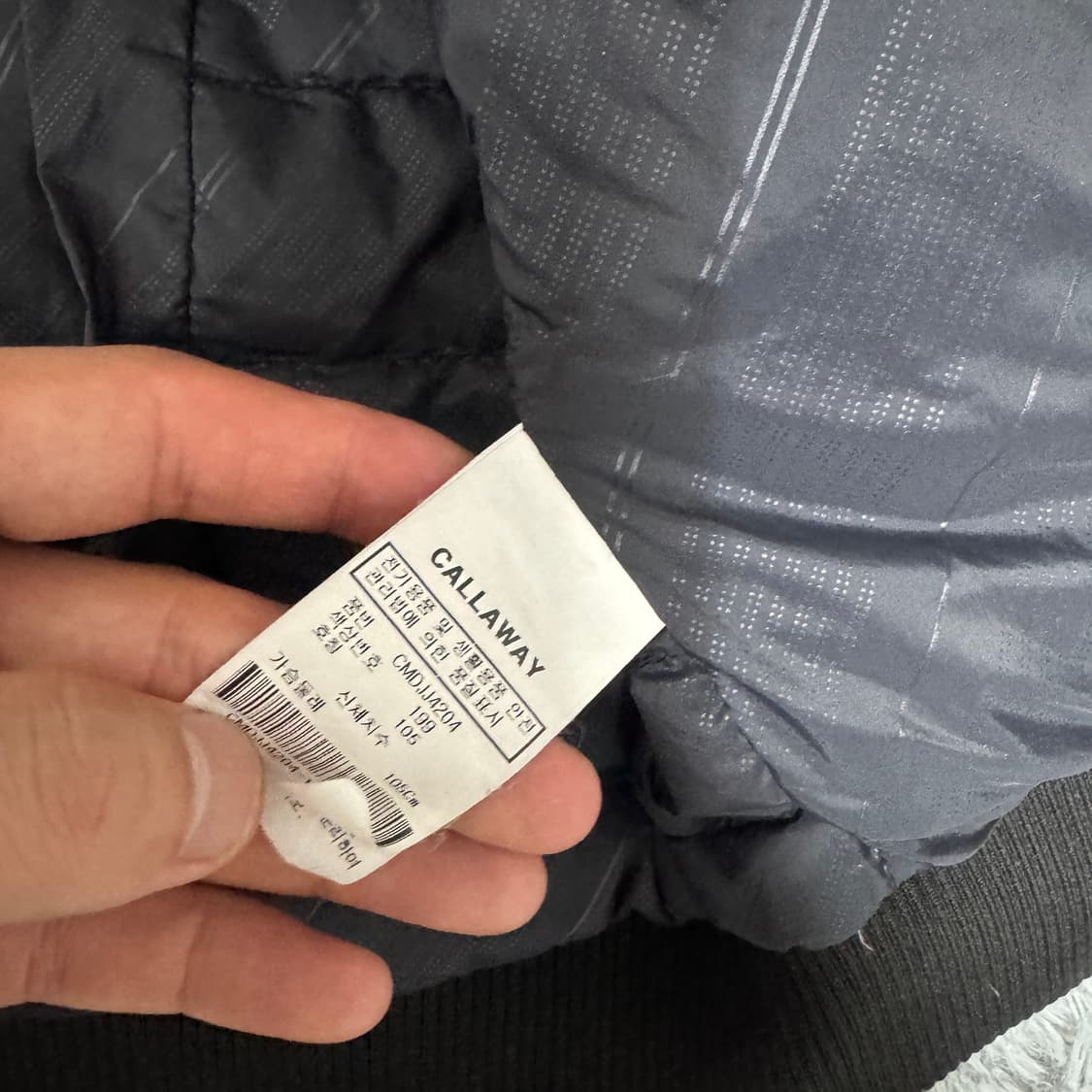 캘러웨이 구스 경량패딩  105사이즈 상품이미지4