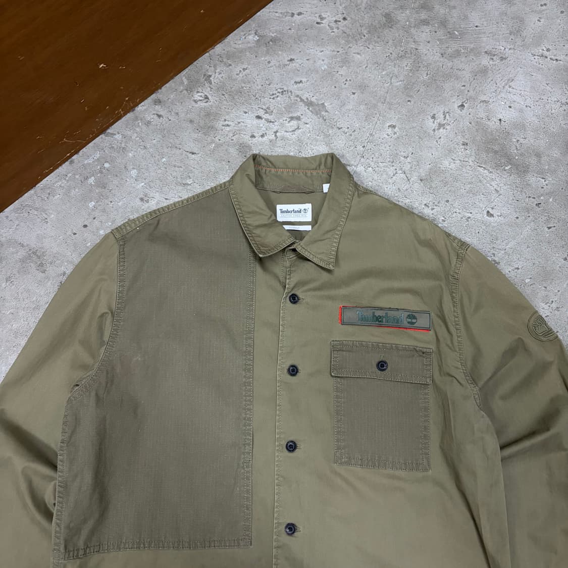 팀버랜드 카키 워크 셔츠[2336] 상품이미지2