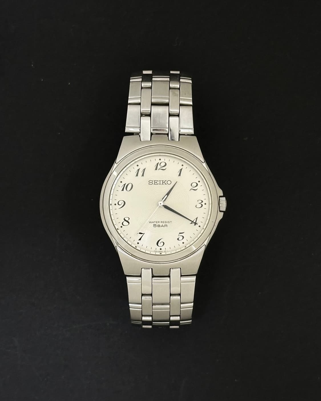 세이코 라운드 쿼츠 시계 상품이미지3