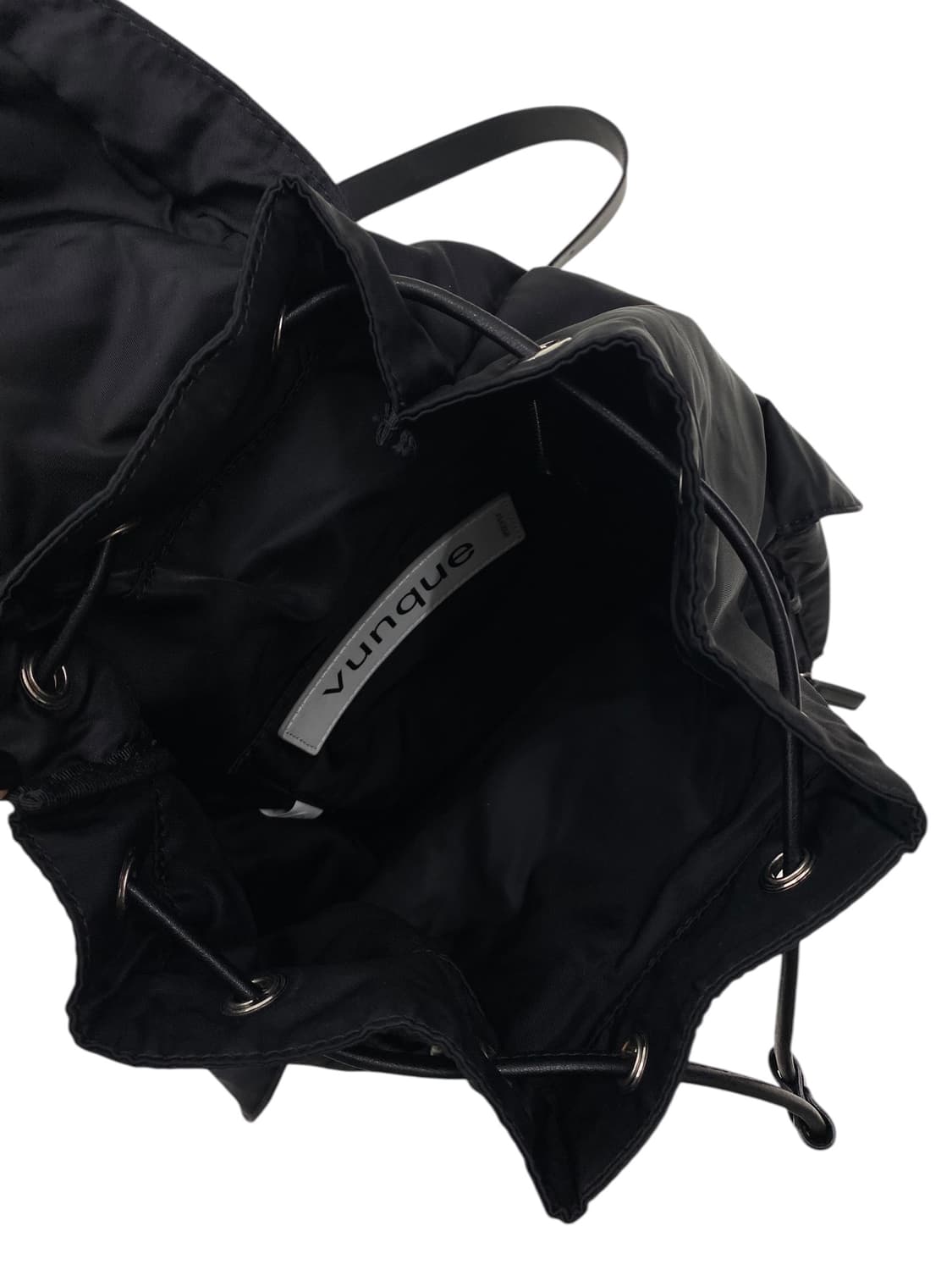 vunque 분크 헤이 더블 포켓백팩 블랙 상품이미지3